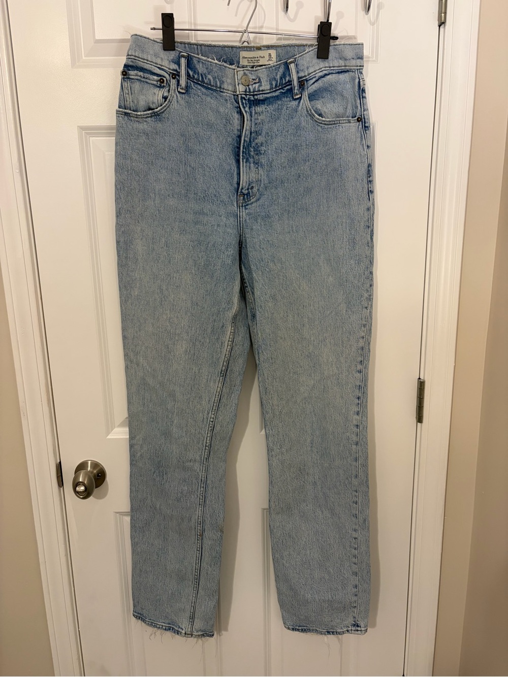 Abercrombie & Fitch The 90s Straight Ultra High Rise Straight Leg Jeans 12 XL